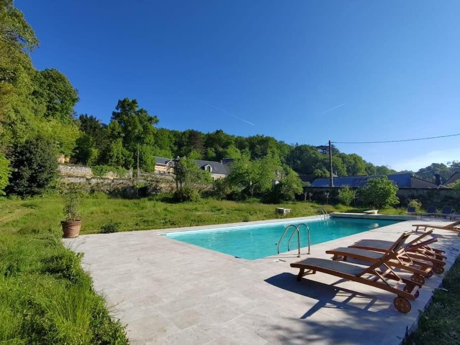 Magnifiques Ecuries Juste Renovees - Domaine De La Mulotiere Villa Langeais Bagian luar foto